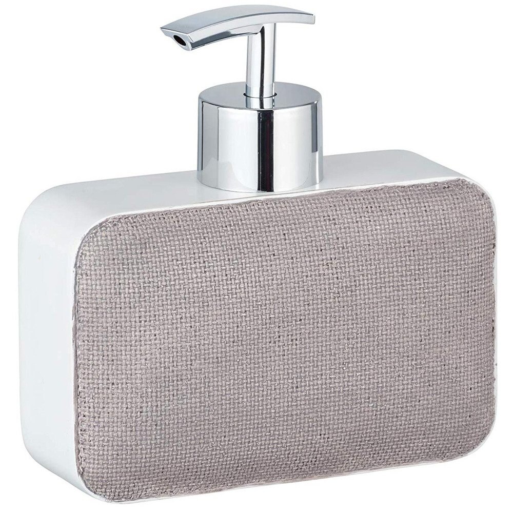 Dispencer de sapun AMBILA, Alb-Taupe, 330 ml, Wenko