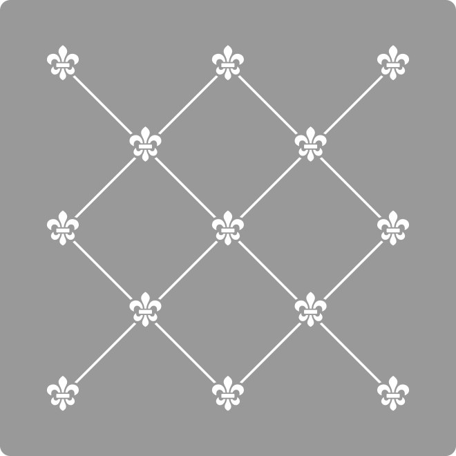 Sablon Refolosibil Repetitiv Puncte Damask 590*590mm - SP82-4