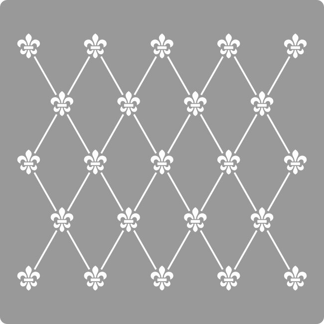 Sablon Refolosibil Repetitiv Puncte Damask 590*590mm - SP82-2