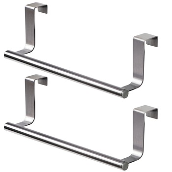 Set 2 x Suport de usa pentru prosop Tatkraft Horizon, Argintiu, 23 x 7.2 x 6 cm Set 2 x Suport de usa pentru prosop Tatkraft Horizon, Argintiu, 23 x 7.2 x 6 cm