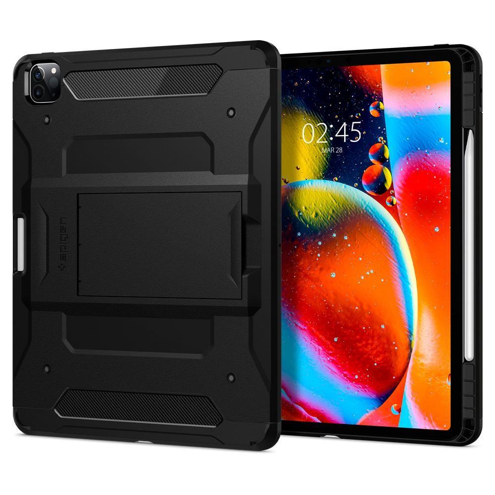 Husa pentru iPad Pro 12.9 2021 Spigen Tough Armor Neagra