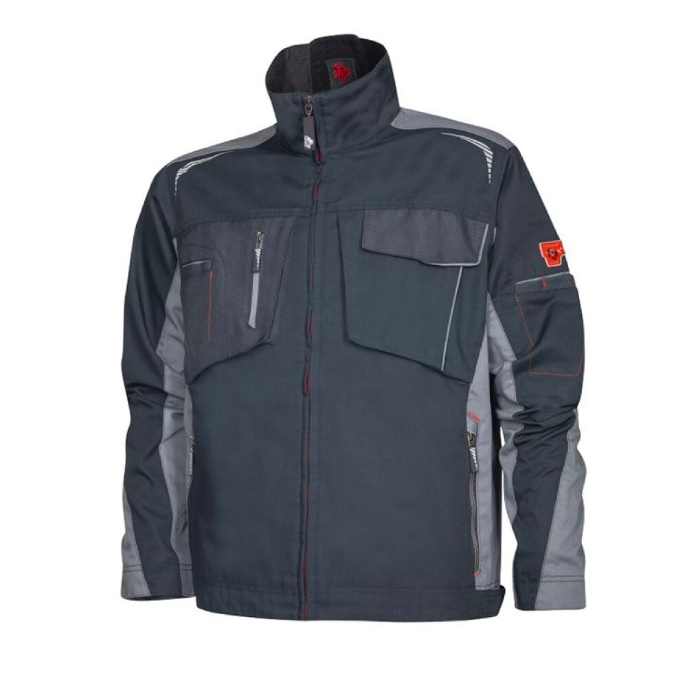 Jacheta de lucru R8ED, culoare negru - gri, marimea 58