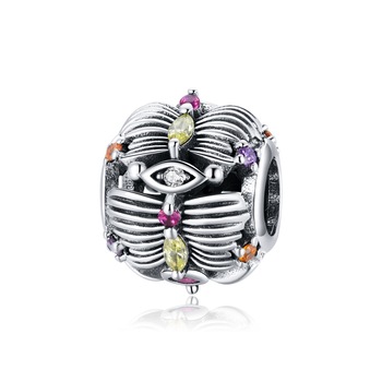 Talisman din argint patinat Crystal Bloom Talisman din argint patinat Crystal Bloom