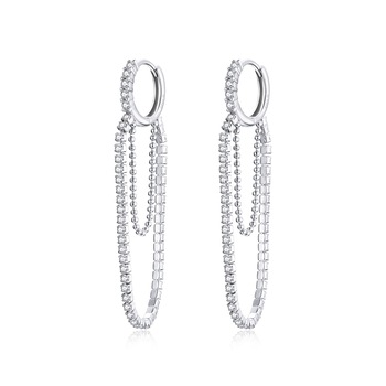 Cercei din argint Diva Glam's Hoops Cercei din argint Diva Glam's Hoops