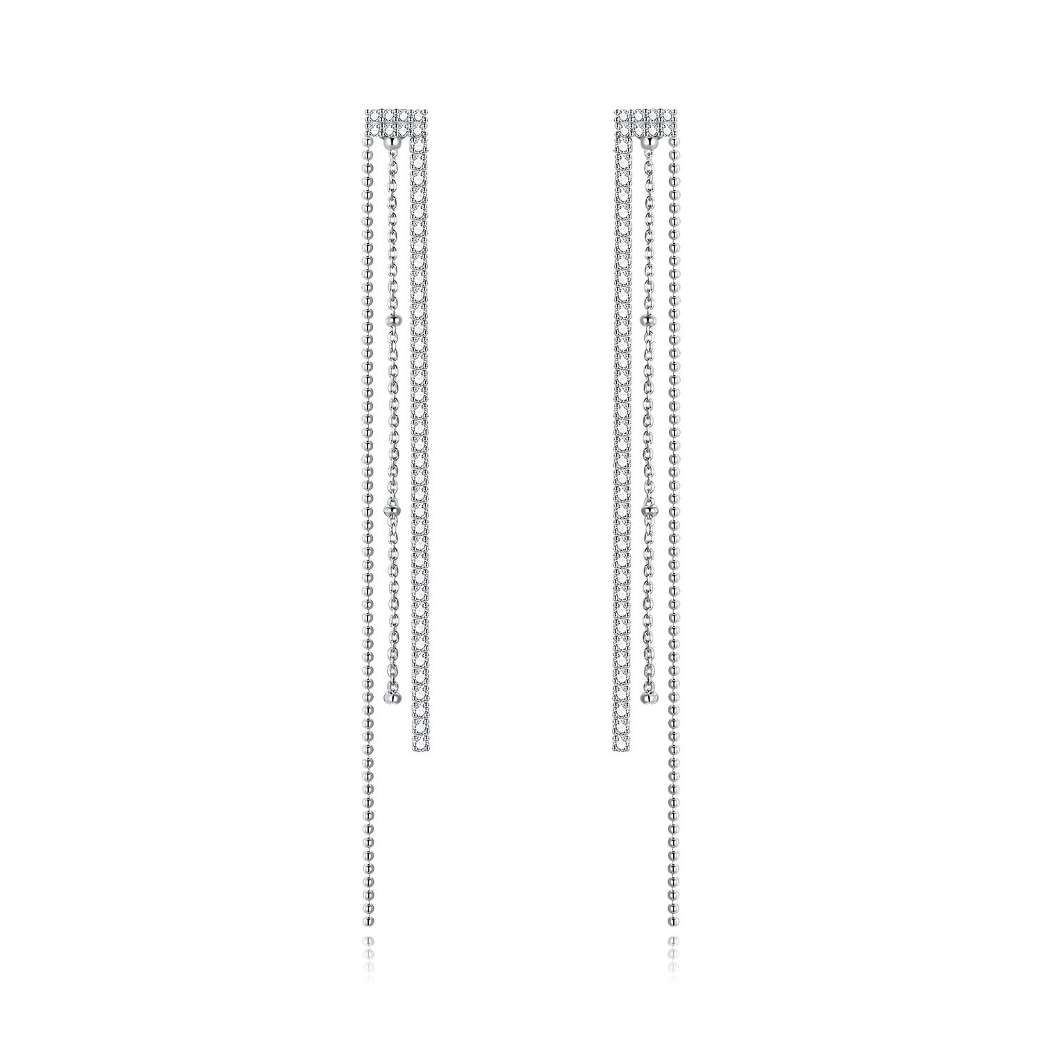 Cercei din argint Elegant Chains