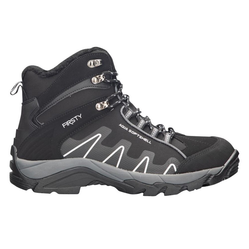 Bocanci trekking/outdoor imblaniti QUEST, culoare negru, marimea 39