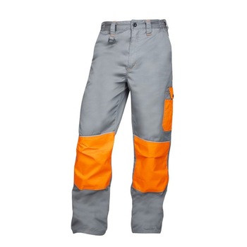 Pantaloni de lucru in talie 2STRONG, culoare gri - portocaliu, marimea 66 Pantaloni de lucru in talie 2STRONG, culoare gri - portocaliu, marimea 66