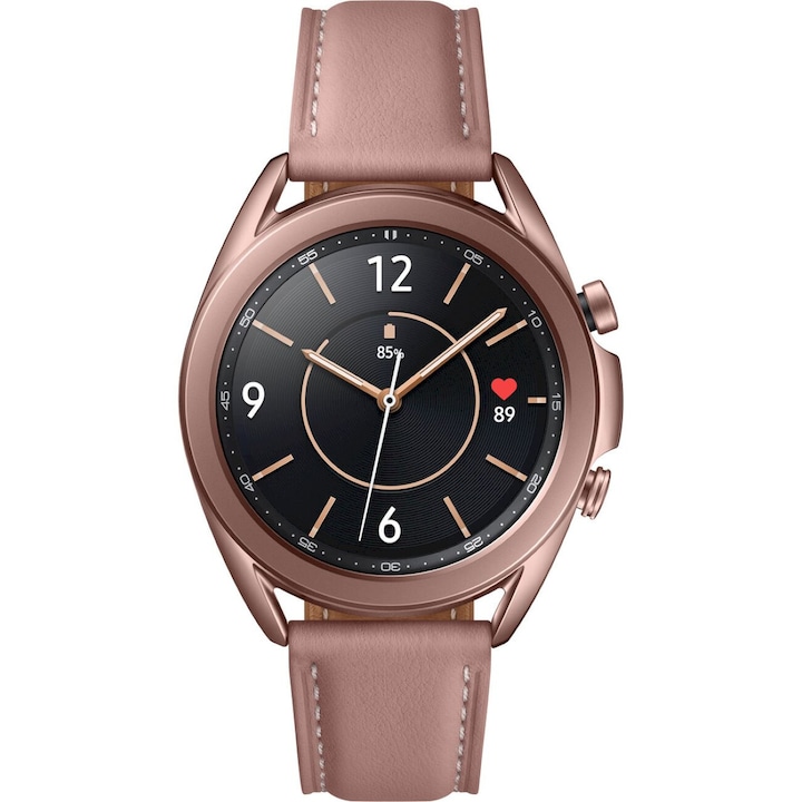 Ceas smartwatch unisex Samsung, SM-R850NZDAEUB, Bronz