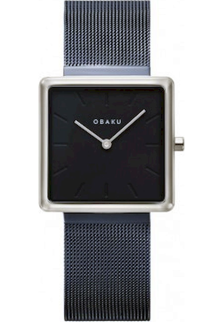 Ceas de dama Obaku V236LXHLML, 3 ATM, Argintiu