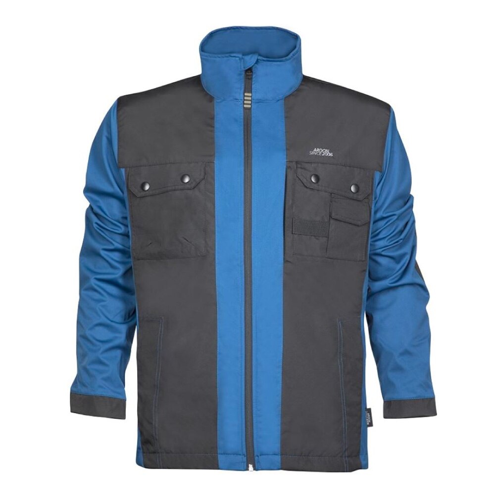 Jacheta softshell impermeabila JETT, culoare albastru - negru, marimea XL