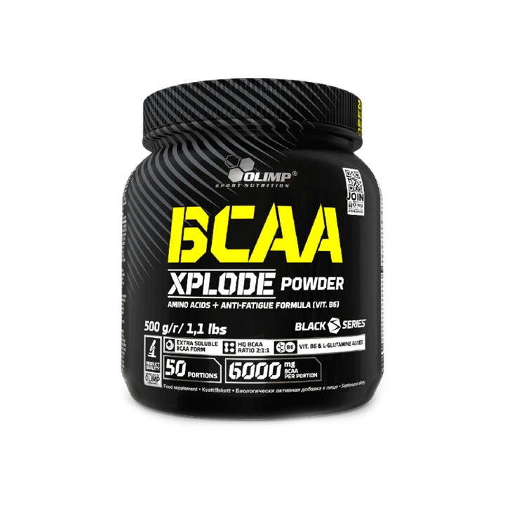 Аминокиселини, Bcaa Xplode, Olimp, Праскова със студен чай, 0.50 кг