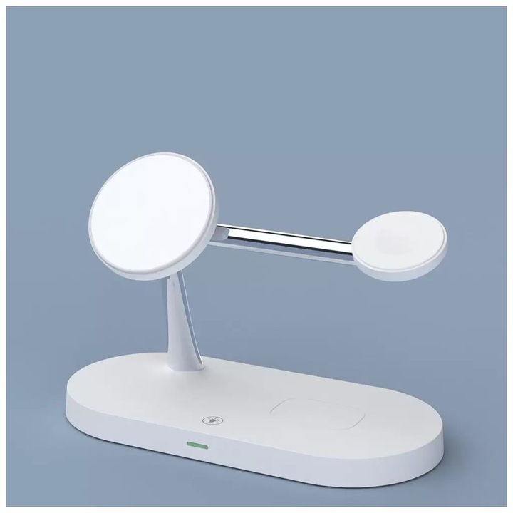 Tech-Protect A12 3az1-ben QI töltő fehér (126282) (tp126282)