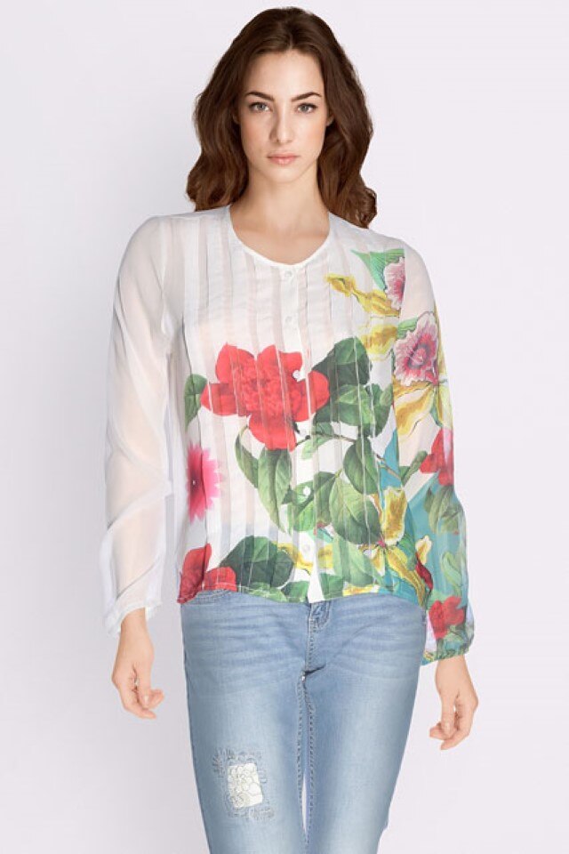 Camasa Desigual 72C2EE6, Alb, 38