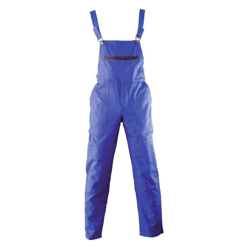 Pantaloni de lucru cu pieptar KLASIK, culoare albastru, marimea 44