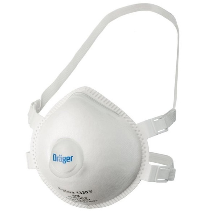 X-plore 1330 V FFP3 félmaszk szeleppel, M-L méret