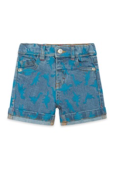 Tuc Tuc, Pantaloni scurti din denim cu imprimeu cu dinozaur, Albastru Tuc Tuc, Pantaloni scurti din denim cu imprimeu cu dinozaur, Albastru