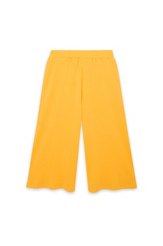 Tuc Tuc, Pantaloni palazzo cu aspect striat, Galben sofran Tuc Tuc, Pantaloni palazzo cu aspect striat, Galben sofran