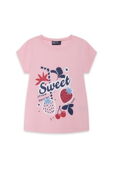 Tuc Tuc, Tricou cu imprimeu grafic, Roz pastel Tuc Tuc, Tricou cu imprimeu grafic, Roz pastel