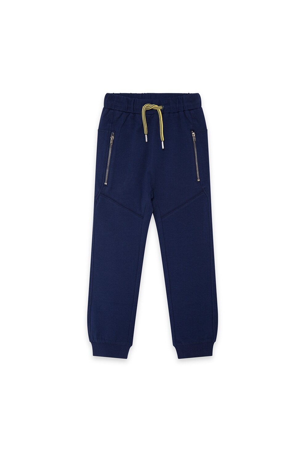 Tuc Tuc, Pantaloni sport cu snur de ajustare contrastant, Bleumarin, 93-98 CM