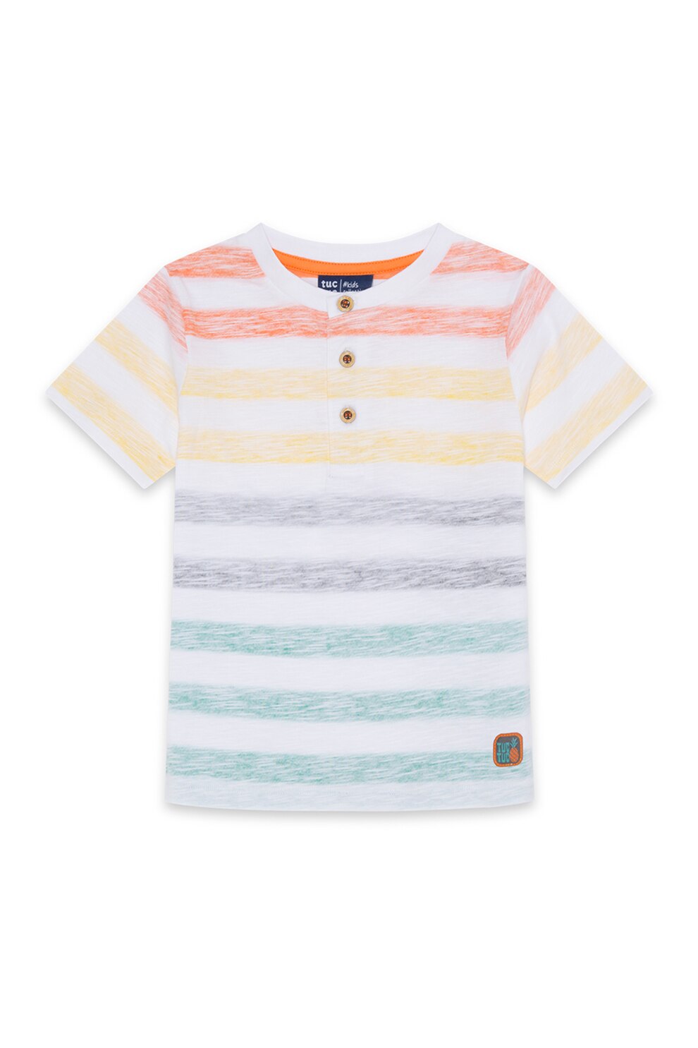 Tuc Tuc, Tricou din bumbac cu model in dungi, Multicolora