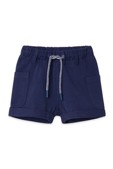 Tuc Tuc, Pantaloni scurti din bumbac cu buzunare laterale, Bleumarin Tuc Tuc, Pantaloni scurti din bumbac cu buzunare laterale, Bleumarin