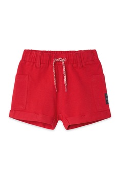 Tuc Tuc, Pantaloni scurti din bumbac cu buzunare laterale, Rosu vermilion Tuc Tuc, Pantaloni scurti din bumbac cu buzunare laterale, Rosu vermilion