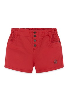 Tuc Tuc, Pantaloni scurti din bumbac cu talie elastica, Rosu inchis, 129-136 CM Tuc Tuc, Pantaloni scurti din bumbac cu talie elastica, Rosu inchis, 129-136 CM