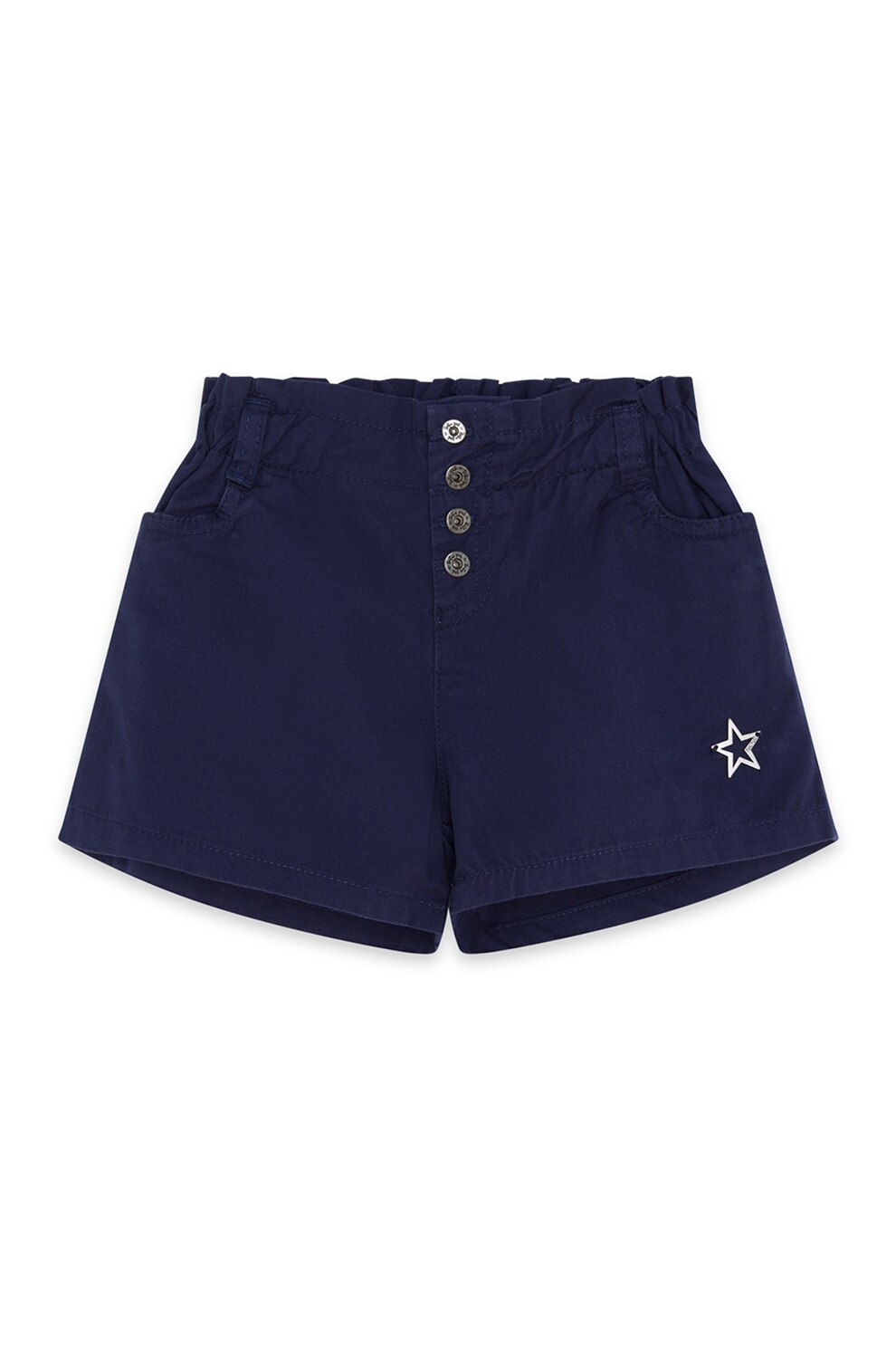 Tuc Tuc, Pantaloni scurti din bumbac cu talie elastica, Rosu inchis
