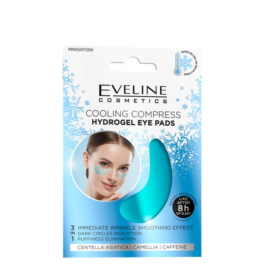 Set comprese pentru umflaturile de sub ochi Cooling Hydrogel, Eveline Cosmetics, 2 buc