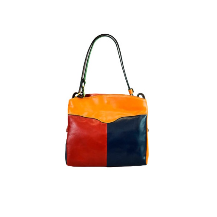TORNABUONI, CUENCA, válltáska, bőr, többszínű, 32X12X26 cm