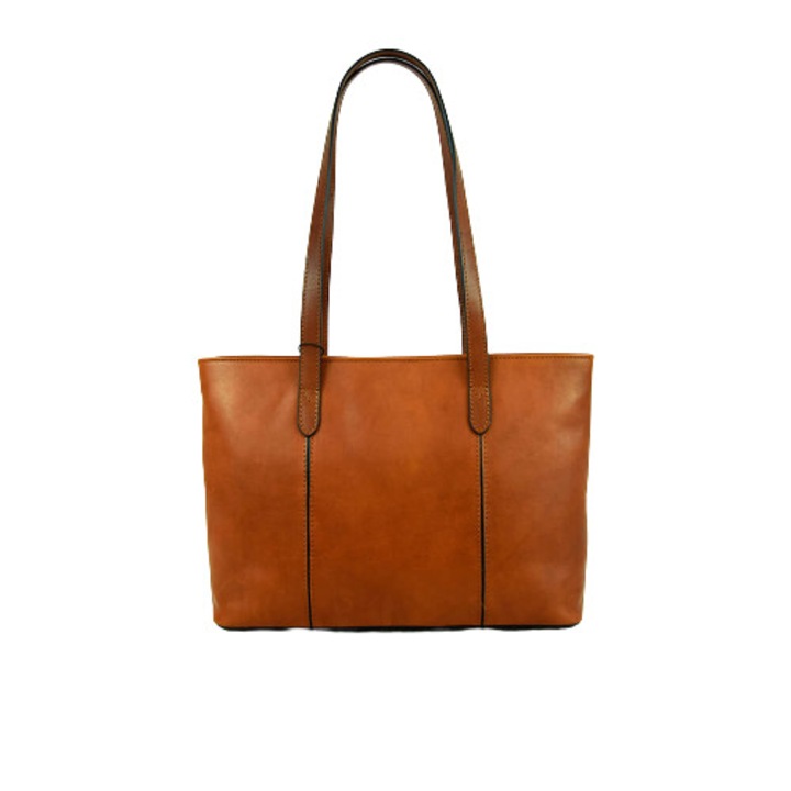 TORNABUONI, ATHOS, válltáska, bőr, barna 35X9X26 cm