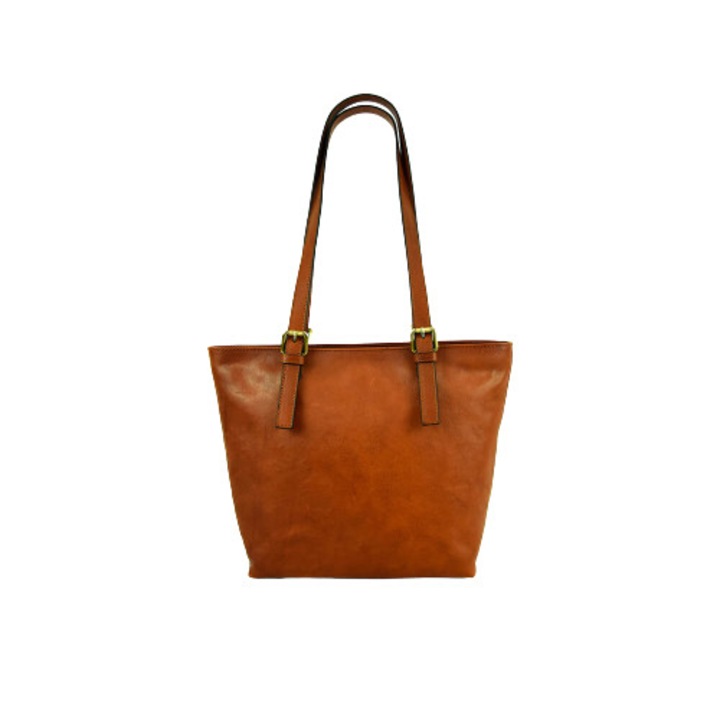 TORNABUONI, TOLUCA, válltáska, bőr, barna 38 x 10 x 28 cm