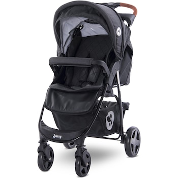 Carucior Set, Lorelli, Daisy, cos auto inclus, Black, colectie 2021 Carucior Set, Lorelli, Daisy, cos auto inclus, Black, colectie 2021