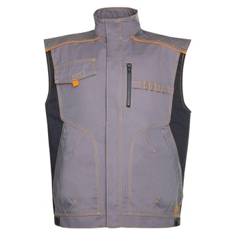 Vesta de lucru VISION, culoare gri - negru, marimea 52 Vesta de lucru VISION, culoare gri - negru, marimea 52