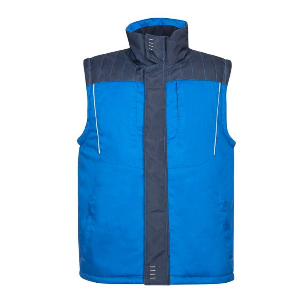 Vesta de lucru de iarna softshell 4TECH, culoare albastru, marimea M