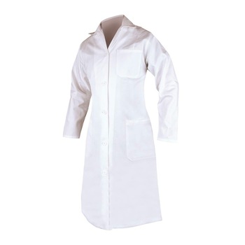 Halat cu maneca lunga pentru femei ELIN, culoare alb, marimea 42 Halat cu maneca lunga pentru femei ELIN, culoare alb, marimea 42