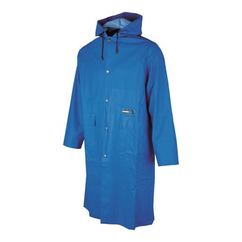 Pelerina de ploaie cu gluga AAQ 106, culoare albastru, marimea 2XL Pelerina de ploaie cu gluga AAQ 106, culoare albastru, marimea 2XL