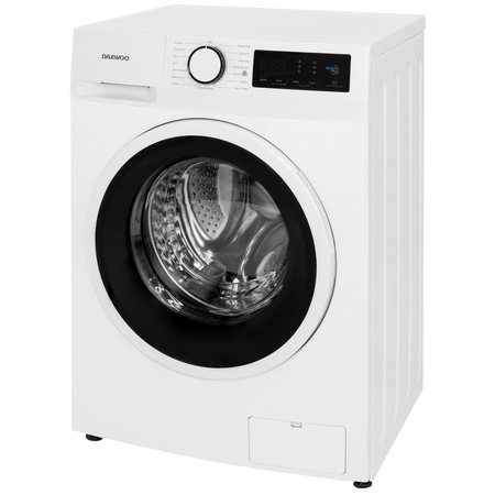 Masina de spalat rufe Slim Daewoo DWD-8T1227W, 8 kg, 1400 rpm, Clasa B, Motor Inverter, Alb