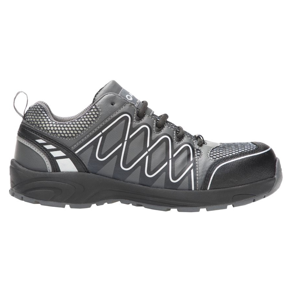 Pantofi de protectie VISPER S1P SRC - metal free, culoare negru - gri, marimea 36