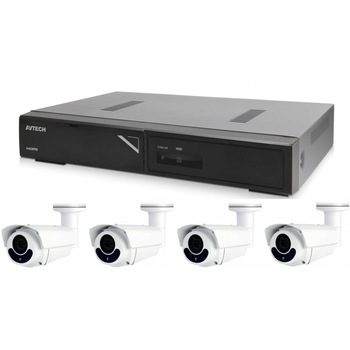 Kit supraveghere NVR+4 Camere DGM2643SV+4 Cabluri UTP, Avtech, IP, CMOS, 1936x1096p, 30FpS Kit supraveghere NVR+4 Camere DGM2643SV+4 Cabluri UTP, Avtech, IP, CMOS, 1936x1096p, 30FpS