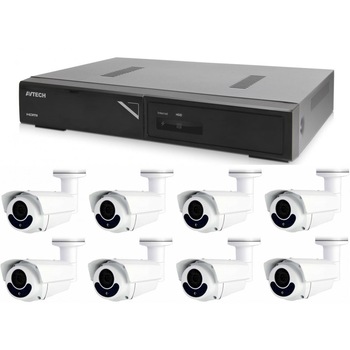 Kit supraveghere NVR+8 Camere DGM2643SV+8 Cabluri UTP, Avtech, IP, CMOS, 1936x1096p, 30FpS Kit supraveghere NVR+8 Camere DGM2643SV+8 Cabluri UTP, Avtech, IP, CMOS, 1936x1096p, 30FpS