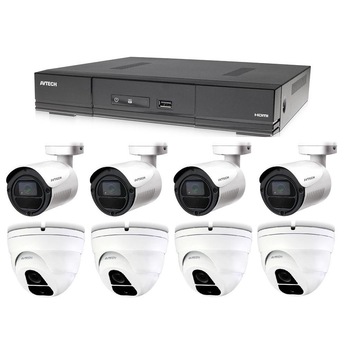 Kit supraveghere DVR+4 Camere DGC5205TSE+4 Camere DGC105T+4 Cabluri alimentare, Avtech, IP, 20FpS Kit supraveghere DVR+4 Camere DGC5205TSE+4 Camere DGC105T+4 Cabluri alimentare, Avtech, IP, 20FpS