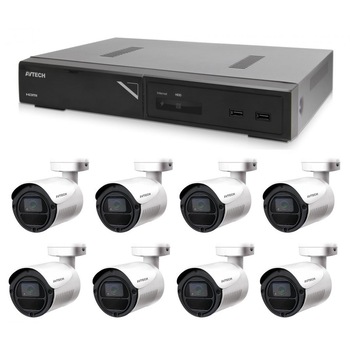 Kit supraveghere NVR+8 Camere DGM2103SV+8 Cabluri UTP, Avtech, IP, CMOS, 1936x1096p, 30FpS Kit supraveghere NVR+8 Camere DGM2103SV+8 Cabluri UTP, Avtech, IP, CMOS, 1936x1096p, 30FpS