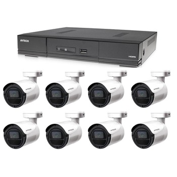 Kit supraveghere DVR+8 Camere DGC5105T+4 Cabluri alimentare, Avtech, IP, CMOS, 2560x1920p, 20FpS Kit supraveghere DVR+8 Camere DGC5105T+4 Cabluri alimentare, Avtech, IP, CMOS, 2560x1920p, 20FpS