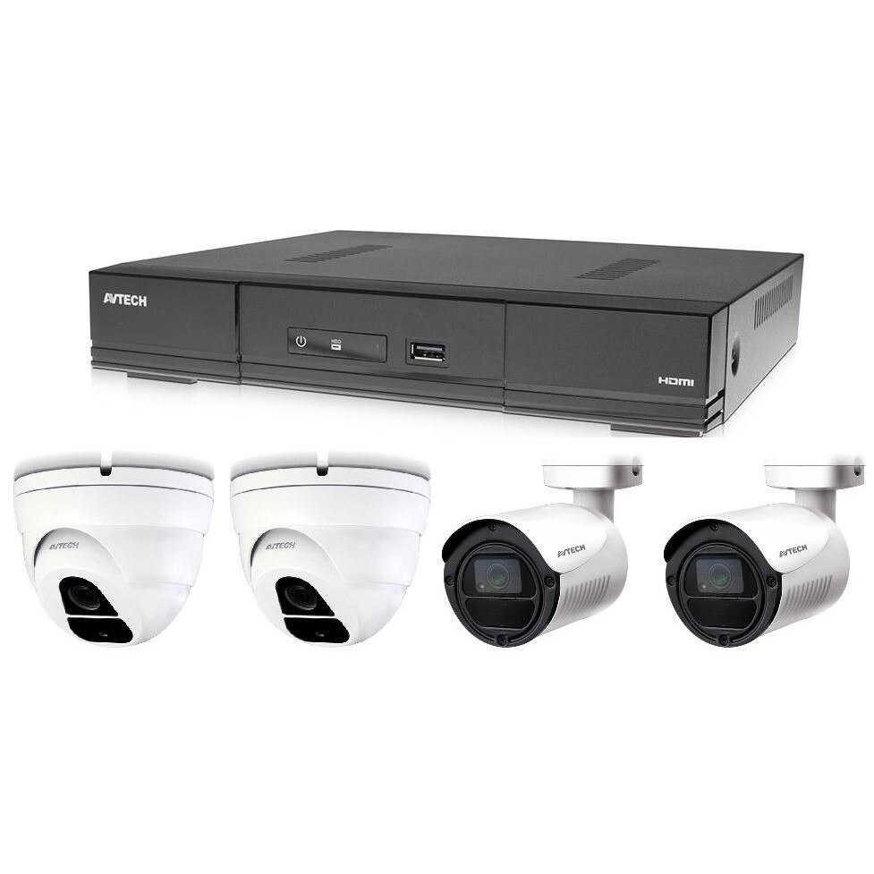 Kit supraveghere DVR+2 Camere DGC5205TSE+2 Camere DGC5105T+2 Cabluri alimentare, Avtech, IP, 20FpS