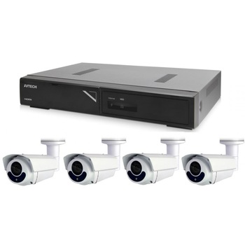 Kit supraveghere NVR+4 Camere DGM5606+4 Cabluri UTP, Avtech, IP, CMOS, 2592x1944, 40m Kit supraveghere NVR+4 Camere DGM5606+4 Cabluri UTP, Avtech, IP, CMOS, 2592x1944, 40m