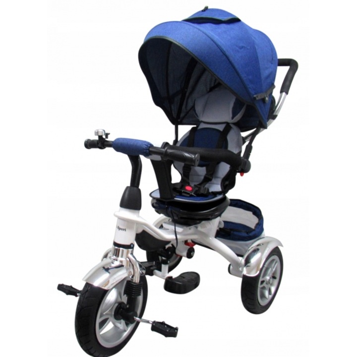 Триколка с педали 3 в 1 r-sport t3 - синя