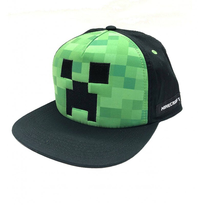 Sapca Minecraft Creeper V2, Verde