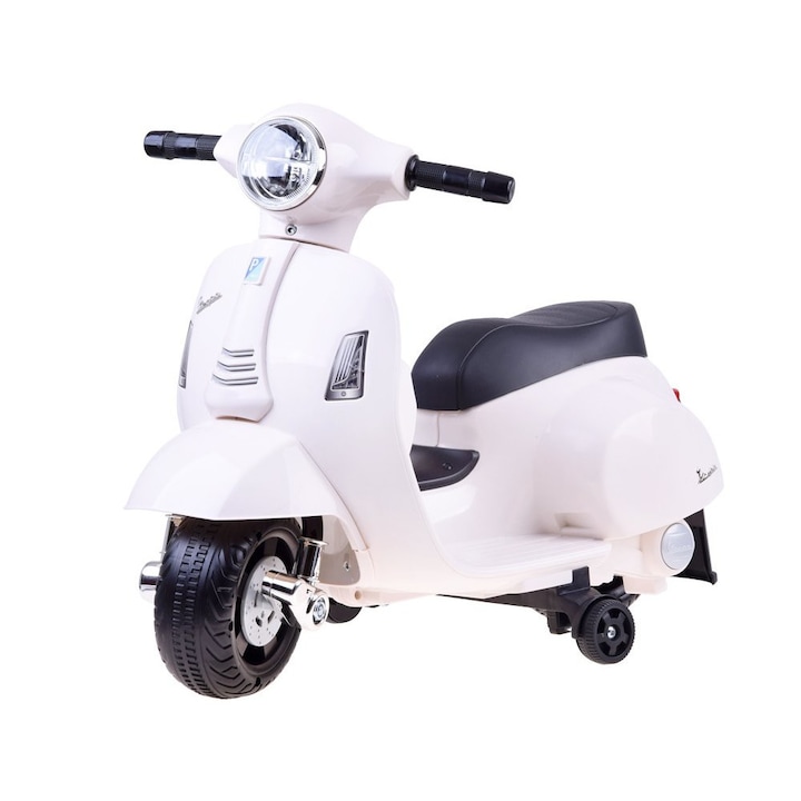 Vespa gyerek elektromos motorkerékpár - fehér színű