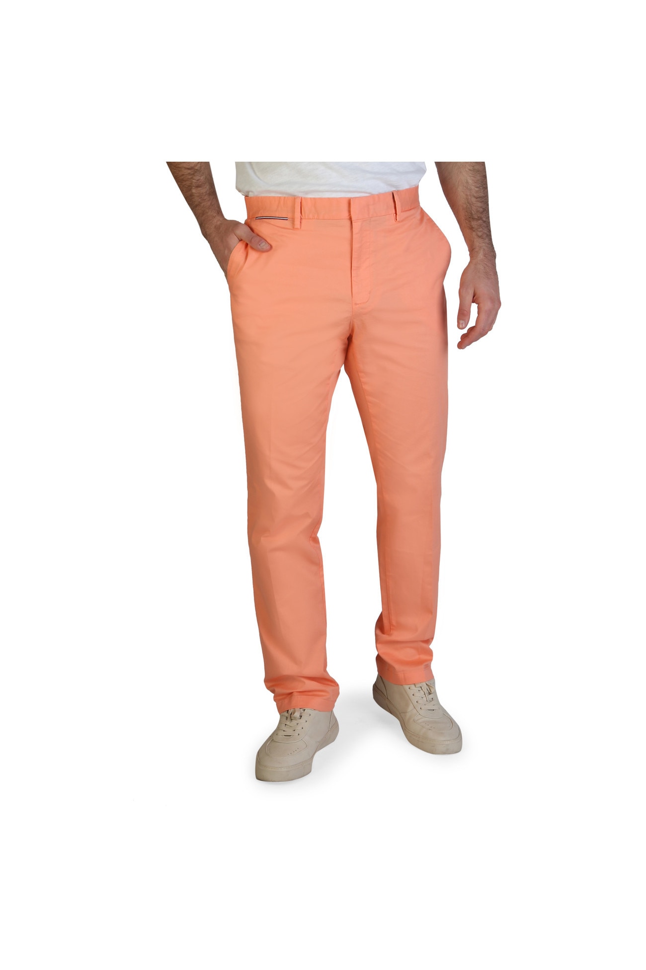 Pantaloni barbati Tommy Hilfiger model MW0MW13299, culoare Portocaliu, marime 31 EU